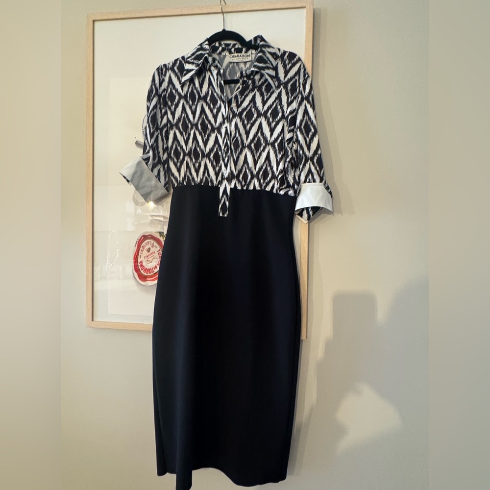 Chiara Boni Monochrome Geometric Blouse